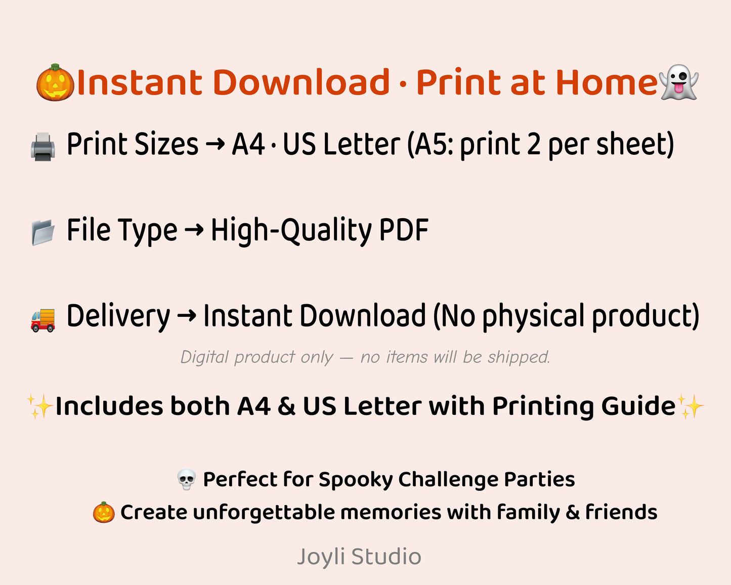 Halloween Bingo Printable Game β 15Hard Edition |Black & White | Adult Party Fun
