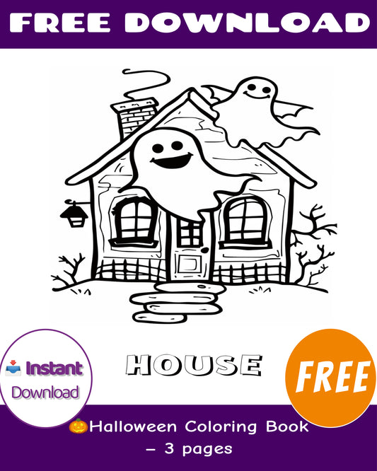 Free Halloween Coloring Pages – 3 Printable Sheets Sample