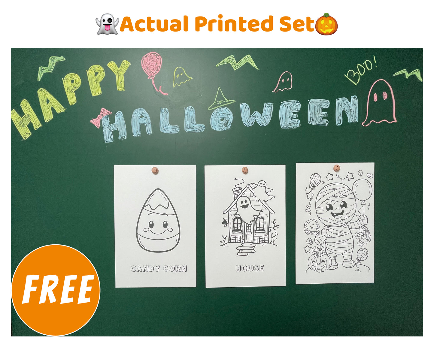 Free Halloween Coloring Pages – 3 Printable Sheets Sample