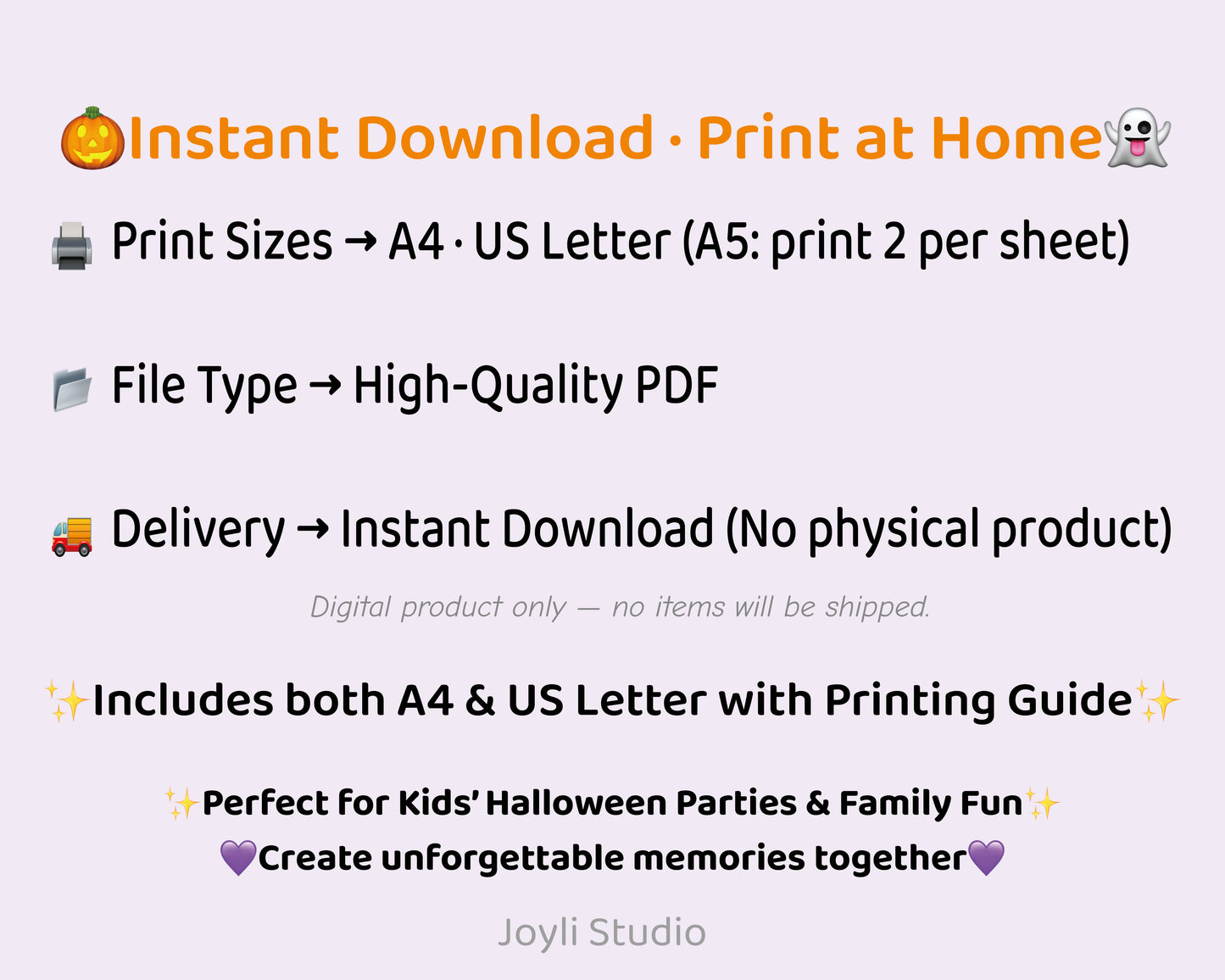 Halloween Bingo Printable Game - Easy Class Edition | Classroom Activity