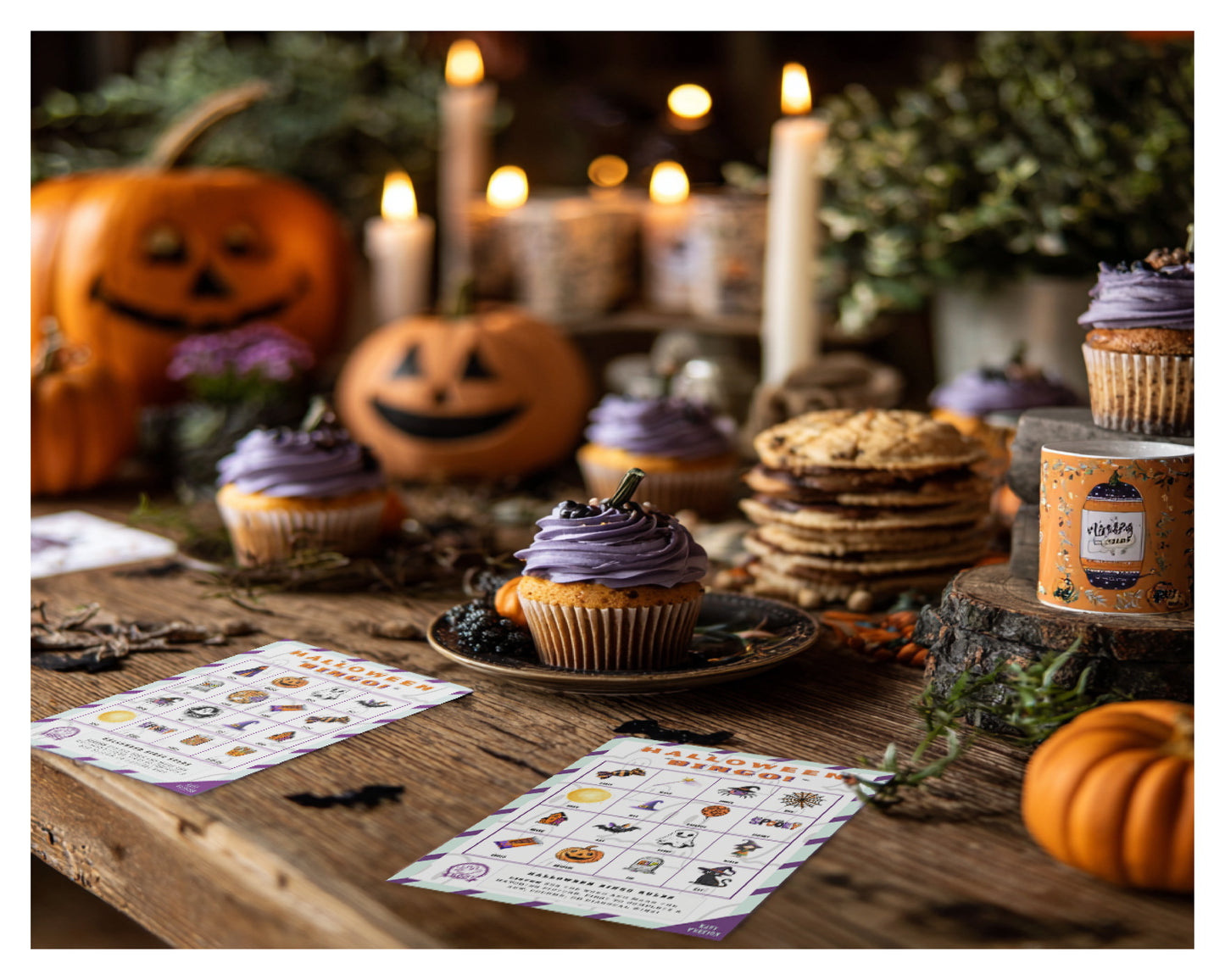 Halloween Bingo Printable Game - Easy Class Edition | Classroom Activity
