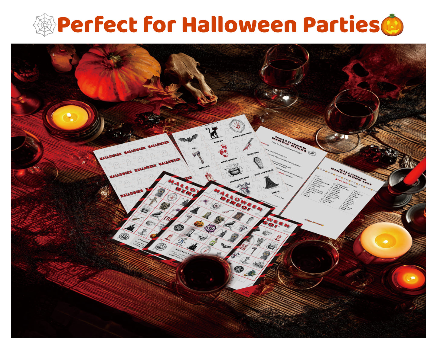 Halloween Bingo Printable Game – Hard Edition | Adult Party Fun