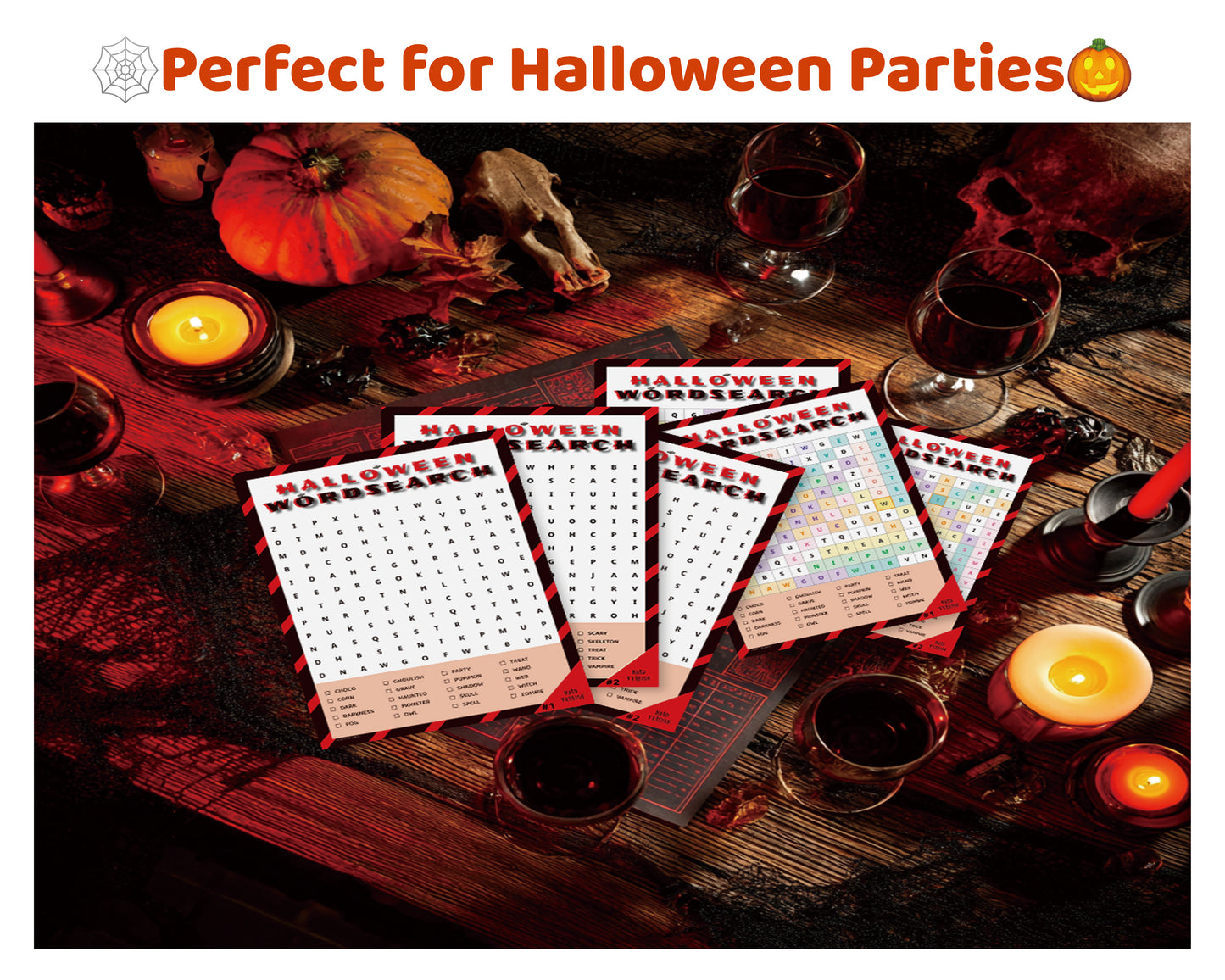 Halloween Word Search Printable Game – Hard Adult Edition